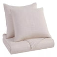 thumbnail image 5 of Set Colcha 3 Piezas Ligera Extra Suave Beige Matrimonial B.KIND & BEYOND, 5 of 5