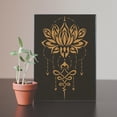 thumbnail image 4 of Plantilla de flor de loto de la vida, 21 x 29,7 cm, reutilizable, para tatuajes de mandala, manualidades y bricolaje., 4 of 7