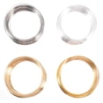 thumbnail image 4 of KAKOWELY Metal Rings 4 Pcs Metal Rings DIY Wire Circles Bracelet Ring DIY Handmade Circle Accessories2.36"X2.36"X0.02", 4 of 4