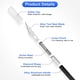 thumbnail image 3 of Uxcell 10pcs cuchillo de utilidad de precisión Exacto para tallar manualidades en negro, 3 of 6