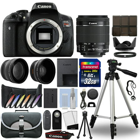 Canon T6i / 750D DSLR Camera + 18-55mm IS STM 3 Lens Kit + 32GB Best Value