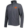 thumbnail image 2 of Men's Dunbrooke Charcoal Washington Commanders Sonoma Softshell Full-Zip Jacket, 2 of 4
