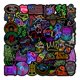 thumbnail image 4 of (1) 50 graffiti neon stickers mobile phone laptop water cup water, 4 of 5