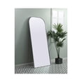 thumbnail image 3 of Metal Frame Arch Full Length Mirror 32x76 Inch in Silver, 3 of 10