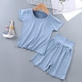 thumbnail image 2 of Girls Pajamas Pure Skin Friendly Middle Young Top Clogs Household Clothing Set, 2 of 5