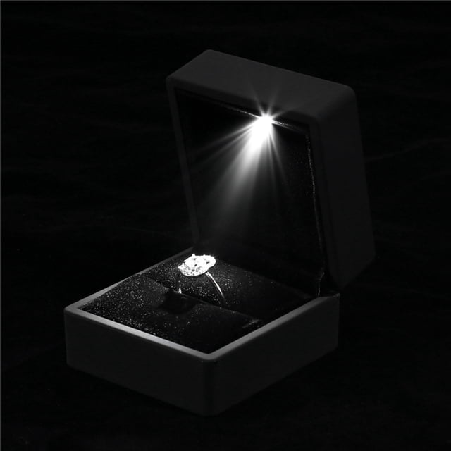 Exhibición de joyería de almacenamiento con iluminación LED de moda de 4 colores ANGGREK Otros