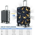 thumbnail image 3 of Cartoon Dinosaur Colorful Travel Luggage Suitcase COVER, Washable Suitcase COVERS Elastic, M - Fits 22-24 inch (No Suitcase), 3 of 6