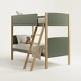 thumbnail image 2 of Storkcraft Next Delray Twin-over-Twin Bunk Bed, Olive with Natural, 2 of 8
