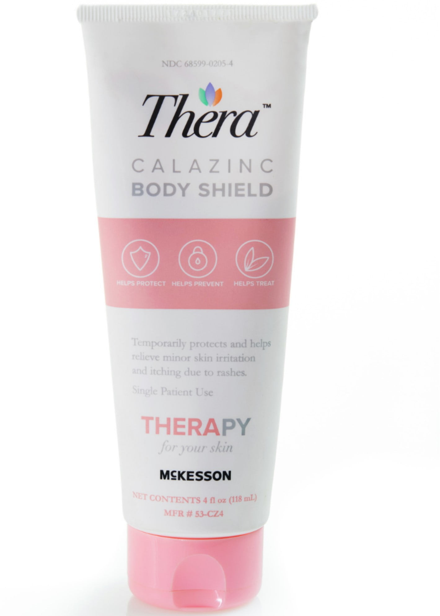 Skin Protectant Thera Calazinc Body Shield 4 oz Tube Scented Cream