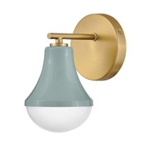 Lark 85510 Haddie 9" Tall Bathroom Sconce - Seafoam