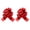 Red, variant on 14 Inch Giant Large Pull Bow 2 Pcs Big Glitter Metallic Car Bows Ribbon for Wedding Presents Gift Wrapping Christmas, Red