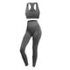 thumbnail image 4 of Conjunto de dos piezas de mallas y Top corto para mujer, conjuntos de ropa de Yoga, trajes de entrenamiento sin costuras de cintura alta, trajes de entrenamiento para Fitness, ropa de gimnasio, 4 of 5