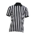 thumbnail image 1 of Camisa de árbitro a rayas para hombre, camiseta de moda para exteriores, viajes, camping, trabajo y fiestas. L, 1 of 9