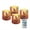 American Cardinal Cross Maple Leaf, variant on SEANATIVE 4 Pack Flameless LED Candles Remote Control Flickering LED Pillar Candles Battery Operated, Timer Multi-Color Options Tea Lights for Party Dinner Event Decor, Cross with Jesus Wings