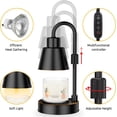 thumbnail image 7 of Candle Warmer Lamp Timer, Dimmable Adjustable Height Wax Melt for Scented Candles, Compatible with Different Height Jar Candles, Safe and efficient, 7 of 7