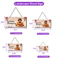 thumbnail image 5 of Happy Thanksgiving Abyssinian Welcome Thankful Fall Autumn Pumpkin Landscape Wood Sign Cat Lover Kitten Owner Gifts Hanging Wall Home Decor - 02021, 5 of 5