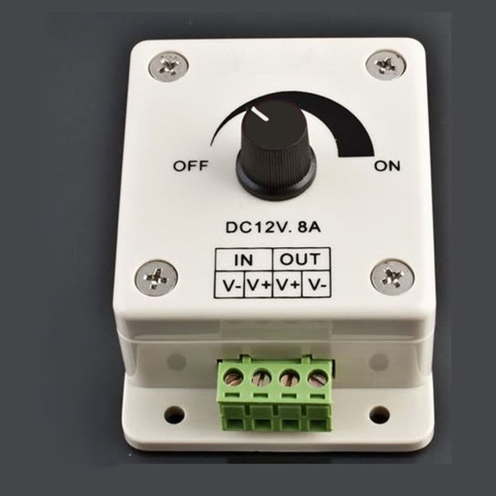Details about   12V 8A PIR Sensor LED Strip Light Switch Dimmer Brightness Adjustable Controller 