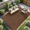 thumbnail image 2 of CAMILSON Solid Washable Waterproof Outdoor Indoor Area Rug Gold 5x7, 2 of 8