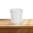 thumbnail image 4 of WEUVEB 4Pcs White Plastic Pails with Lid for Chemical Storage and Home Use, 4 of 9