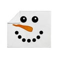 thumbnail image 4 of CafePress - Snowman Face Throw Blanket - Soft Fleece Throw Blanket, 50"x60" Stadium Blanket, 4 of 5