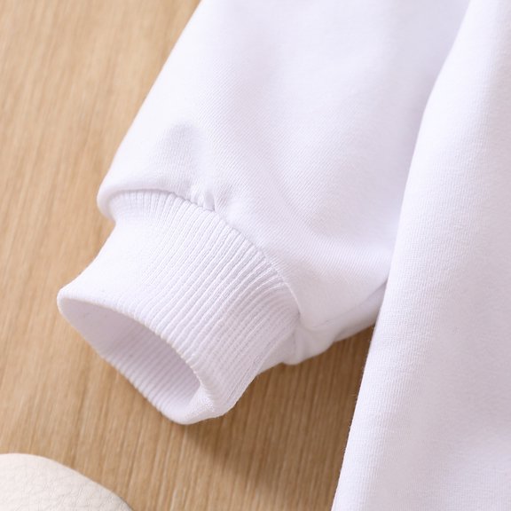 Vedolay Boys Fall Bodysuits Toddler Baby Boy Strap Jumpsuit Romper Solid Shorts Overall Fall Clothes,White 6-12 Months