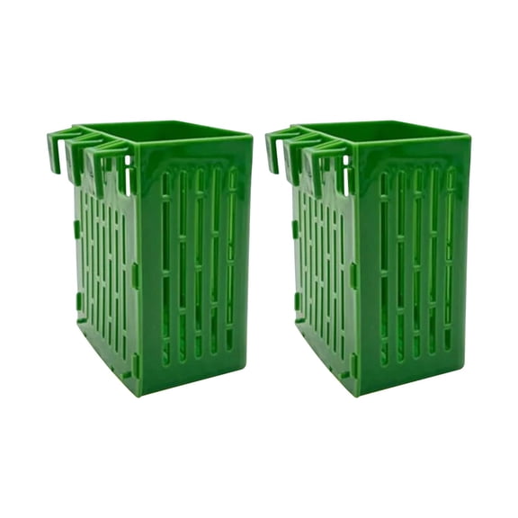 2Pcs Fish Tank Hydroponic Basket Aquarium Plant Holder With Hooks For Water Cultivation,aquarium basket,plant holder,E