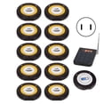 thumbnail image 2 of Restaurant Pager System, Wireless Coaster Pager System R100 with 10pcs Coaster Pagers for Dessert Shop for Food Truck US Plug, 2 of 7