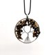 thumbnail image 1 of Zhuge Collar con colgante de árbol de la vida para hombres y mujeres, accesorios de collar hechos a mano, collar de árbol de la vida de cristal de piedra natural (marrón, cuerda de cuero), 1 of 4