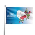 thumbnail image 1 of Bandera navideña para exteriores de Grinchmas Stole de 4 x 6 pies, pancarta para exteriores de doble cara, bandera para casa, jardín, patio, desfile, letrero, decoración de fiesta, tapiz de pared, 1 of 8