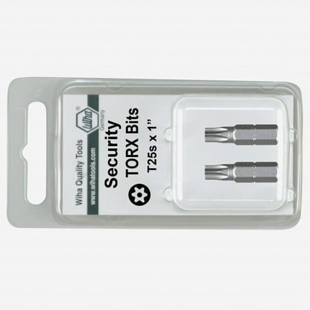 Wiha 70151 T8s Security Torx Insert Bit (2 Pack)