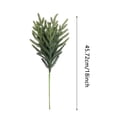 thumbnail image 3 of Artificial Pine Branches 12 PCS Realistic Christmas Greenery Stems Real Touch Cedar Pine Needles for DIY Crafts Wreath Garland Holiday Home Decoration 18 Inch, 3 of 6