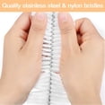 thumbnail image 6 of KEINXS Long Bottle Brush  17” Extra Long Brush-Flexible Bendable Brushes Household for Washing Narrow Neck Beer  Wine  Kombucha  Water Bottles Decanter  Narrow Neck Brewing Bottles(2 Pack, 6 of 9