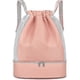 thumbnail image 1 of Gym Bag Kids, Gym Drawstring Backpack, Waterproof Backpack With Shoe Compartment, 1 of 5