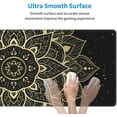 thumbnail image 4 of Mandala Gold Large Mouse Pad Boho XL Desk Mat Long Gaming Laptop Mat Non-Slip Keyboard Pad for Home Work Office Travel, 4 of 5