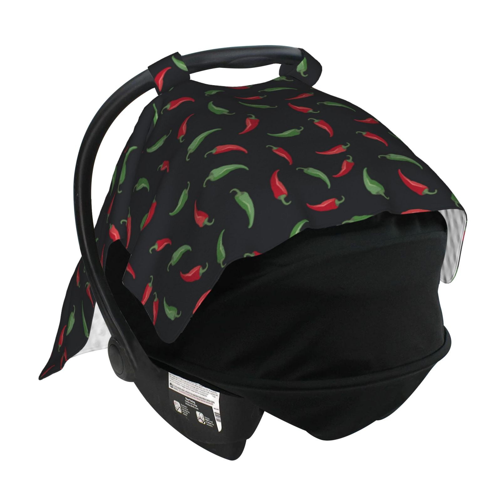 Car Seat Cover Baby - bell Pepper red Breathable Infant Car Seat Cover for Baby Carseat, Lightweight Comfort Baby Essentials Must Haves Newborn Stuff for Girl Boy