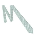 thumbnail image 4 of Naloa White Swan Print Solid Color Tie Formal Necktie for Men，Suitable for business, daily life, work, 4 of 5