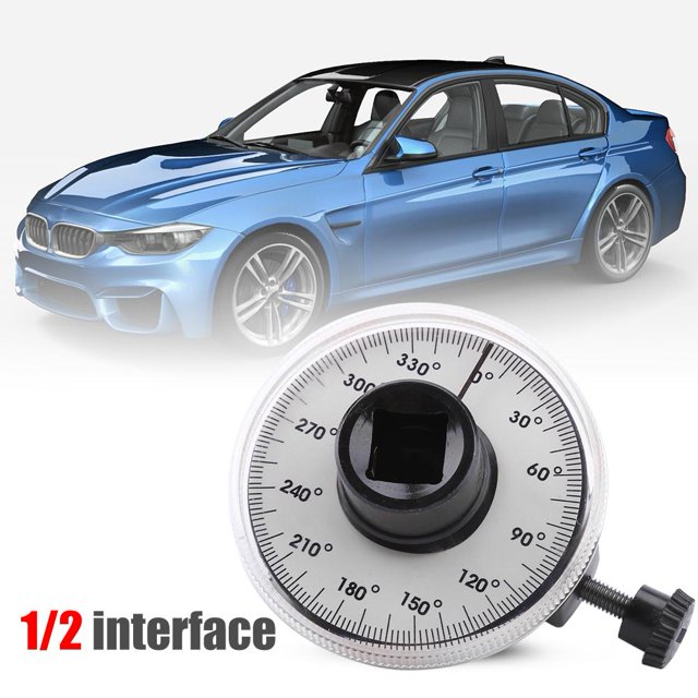 Ajustable 1/2 pulgada Drive Torque Angle Gauge Car Auto Repair Hand Tool Set