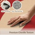 thumbnail image 6 of ODIKA 9'x12' Washable Area Rug Red Beige Geometric Artistic Design Elegant Minimalist Aesthetic with Bold for Master Suite, California King, Under Bed, Non-Shedding, Easy Care, 6 of 7