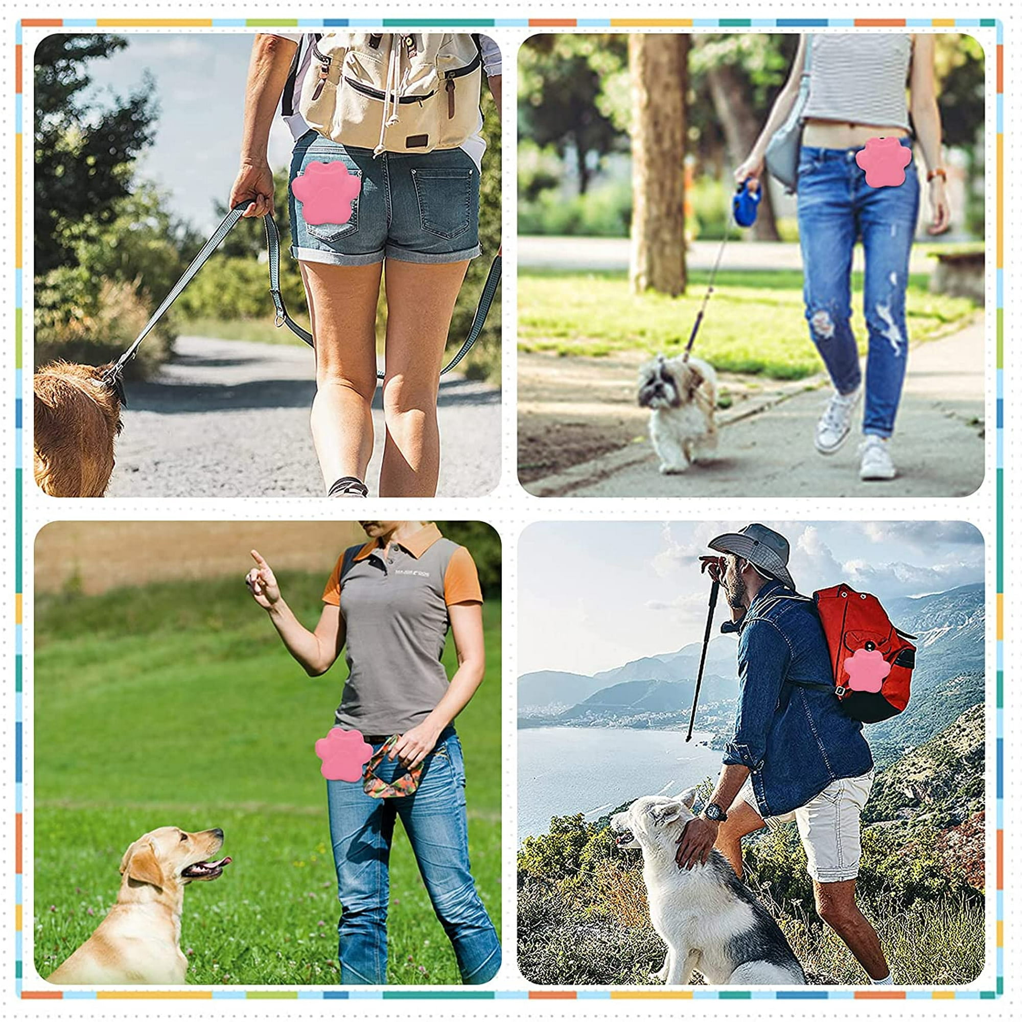 Dog treat dispenser for walks hot sale