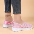 thumbnail image 7 of Domuza Orthopedic Dress Shoes for Women Arch Support Slip on Non Slip Nurse Shoes Breathable Mesh Stretch Volleyball Shoes Soft 2026 Foam Shoes Light pink 8.5（EU-41）, 7 of 7