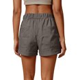 thumbnail image 4 of Women's Utility Short Pants, Fashion High Waisted Stretchy Cargo Shorts for Summer, Casual Chic Workwear Shorts for Vacation and Daily Wear, 4 of 8