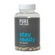 thumbnail image 1 of Pure for Men Original Vegan Cleanliness Stay Ready Fiber Supplement | Helps Promote Digestive Regularity | Psyllium Husk, Aloe Vera, Chia Seeds, Flaxseeds | Proprietary Formula | 120 Vegan Capsules, 1 of 5