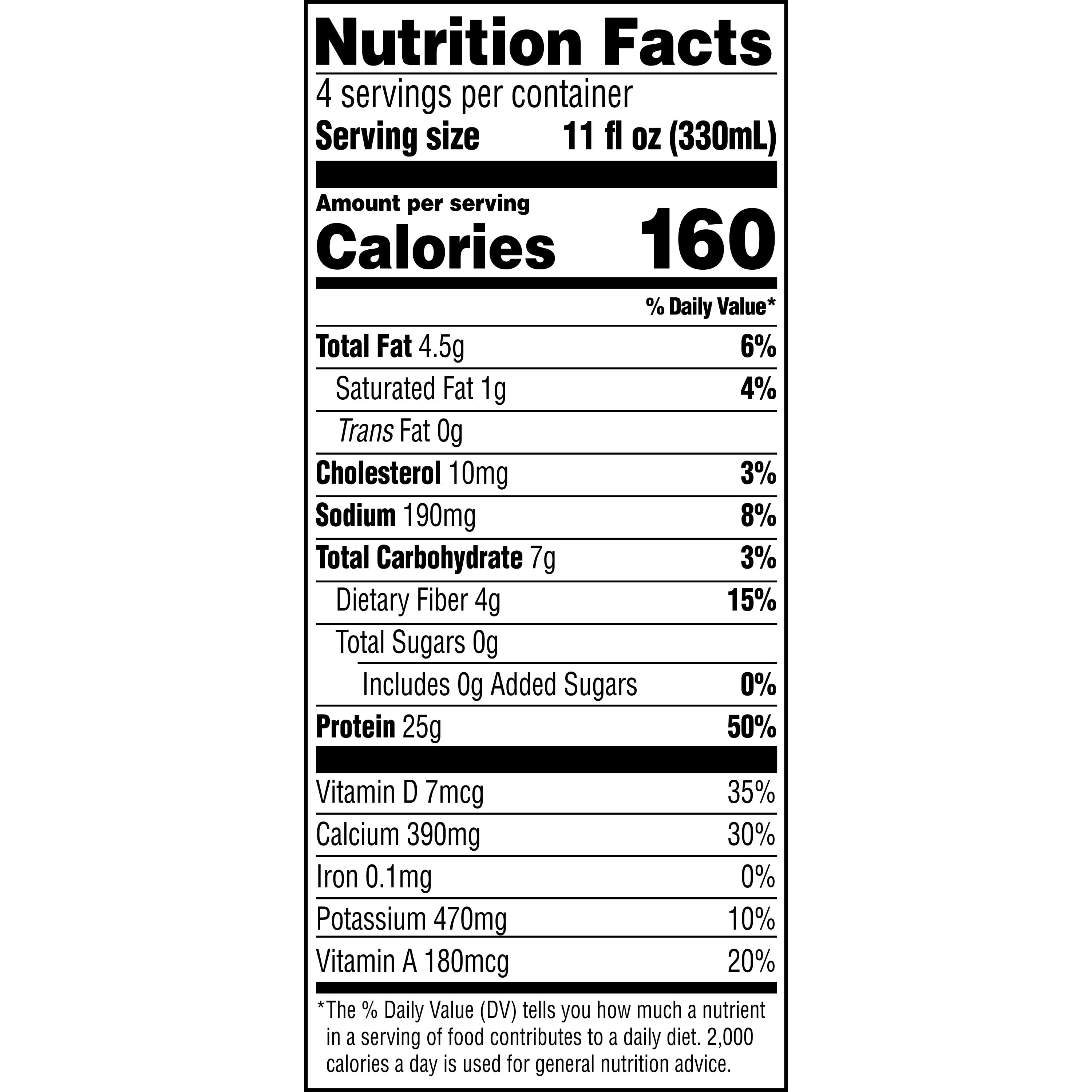 Muscle Milk Genuine Protein Shake, Vanilla Creme, 11 fl oz Carton, 4 Pk