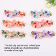 thumbnail image 3 of Rhinestones Hair Clip Slides Clips Flower Special Shiny Rhinestones Hair Clip Design Charming Hairpins Household Birthday Gift Styling Accessory Blue, 3 of 9