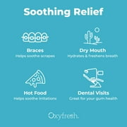 Oxyfresh Premium Pro Relief Dental Gel with Zinc –Infused with Aloe Vera, Chamomile and Xylitol – Dentist Recommended to Help Soothe Gum Tissue.