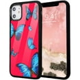 thumbnail image 1 of Étui Rouges pour iPhone TP/iPhone X, Pare-Chocs Antichoc en TPU Souple & Dos Dur en Aluminium Résistant aux Rayures Mignon Girly pour iPhone X, 1 of 6