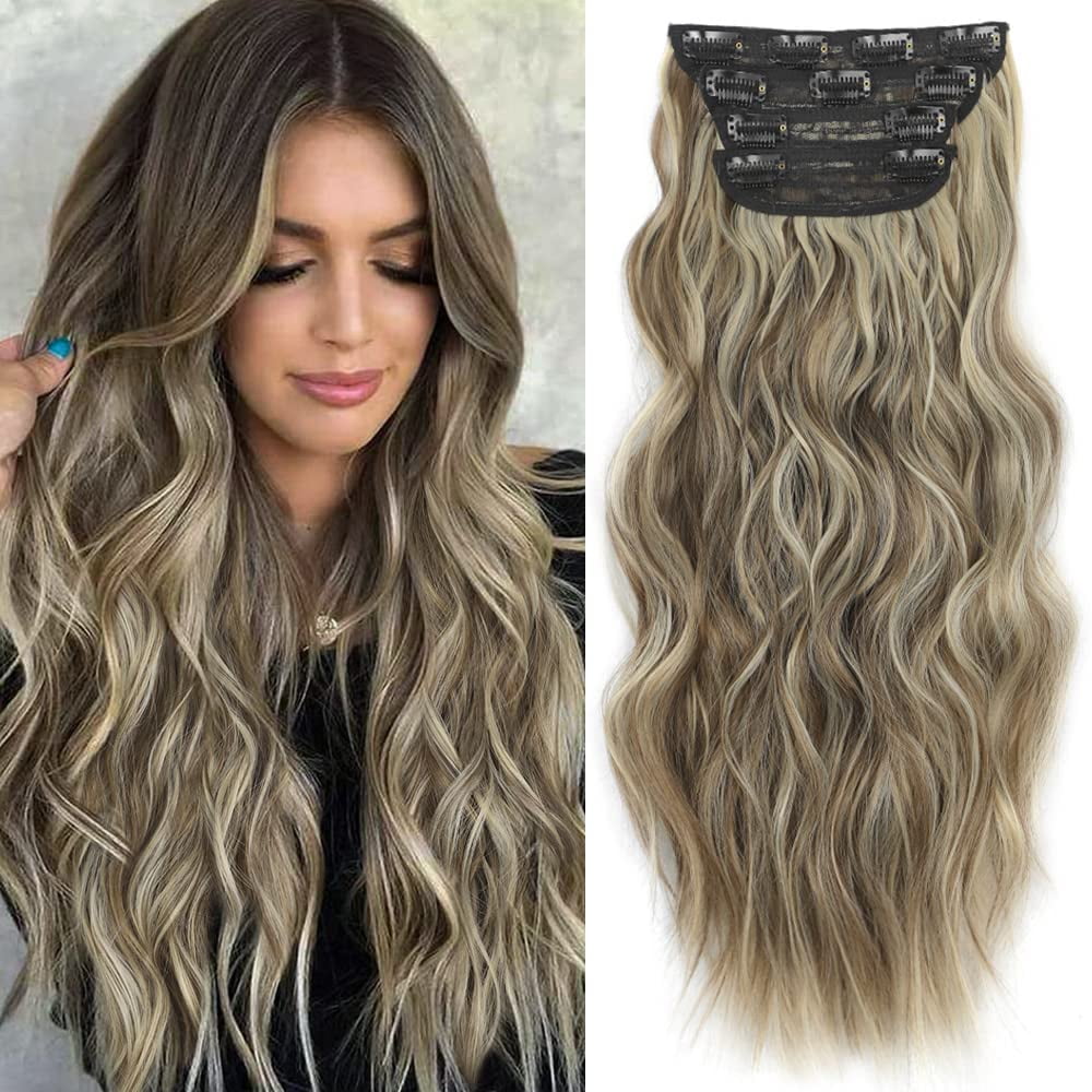 Clip in Long Wavy Synthetic Hair Extension 20 Inch Puerto  display picture 1