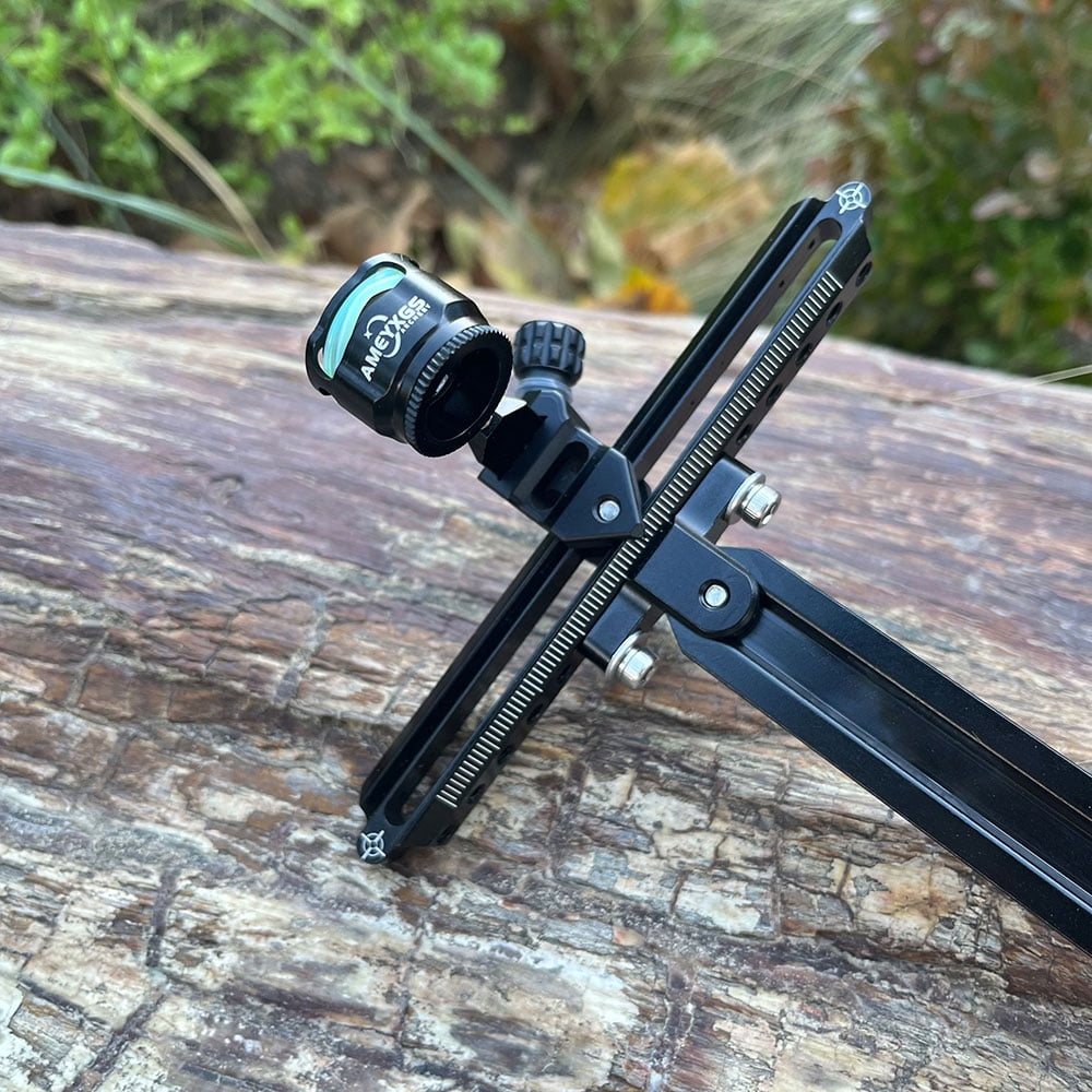 AMEYXGS Archery CX Scope Compound Bow Sight Hunting Target Black