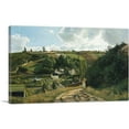 thumbnail image 1 of ARTCANVAS Jalais Hill Pontoise 1867 Canvas Art Print by Camille Pissarro - Size: 18" x 12" (0.75" Deep), 1 of 9