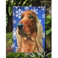 thumbnail image 3 of Irish Setter Winter Snowflakes Holiday Garden Flag, 3 of 5